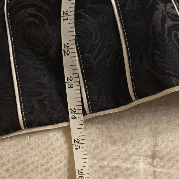 Black Tailored Pinstripe Suit Jacket - Picture 11 of 14